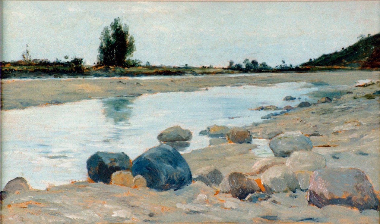 Elvelandskap av Carl Arp