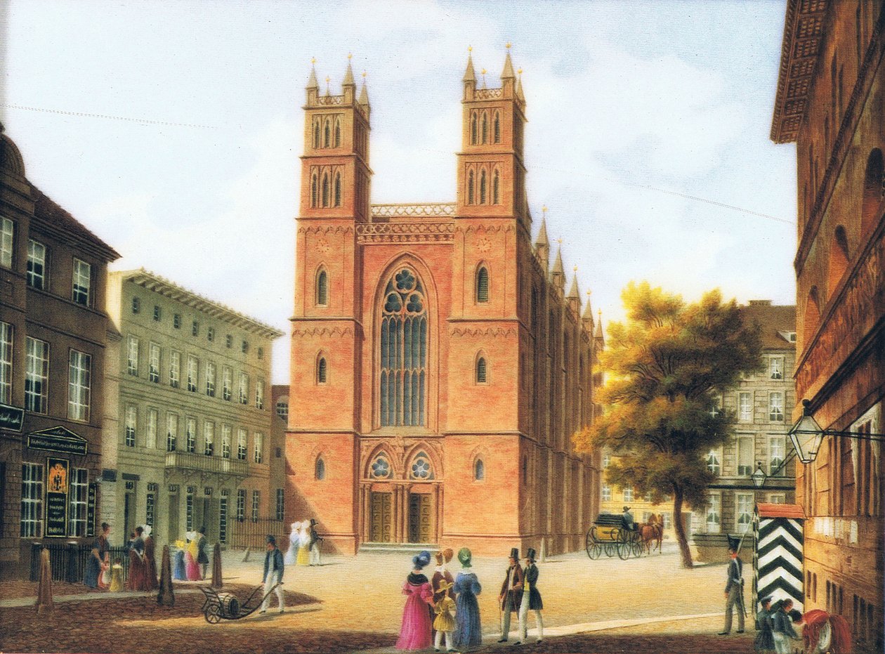 Friedrichswerder kirke i Berlin av Carl Daniel Freydanck