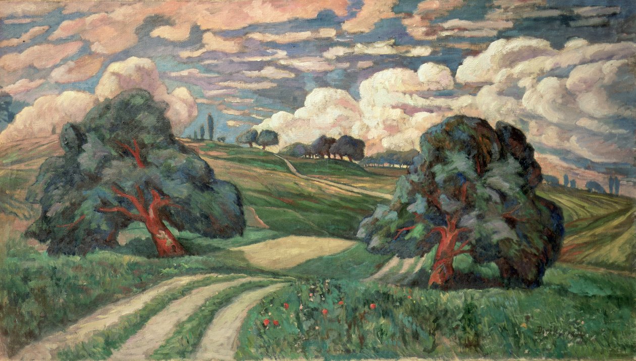 Fauve landskap av Carl Edvard Diriks