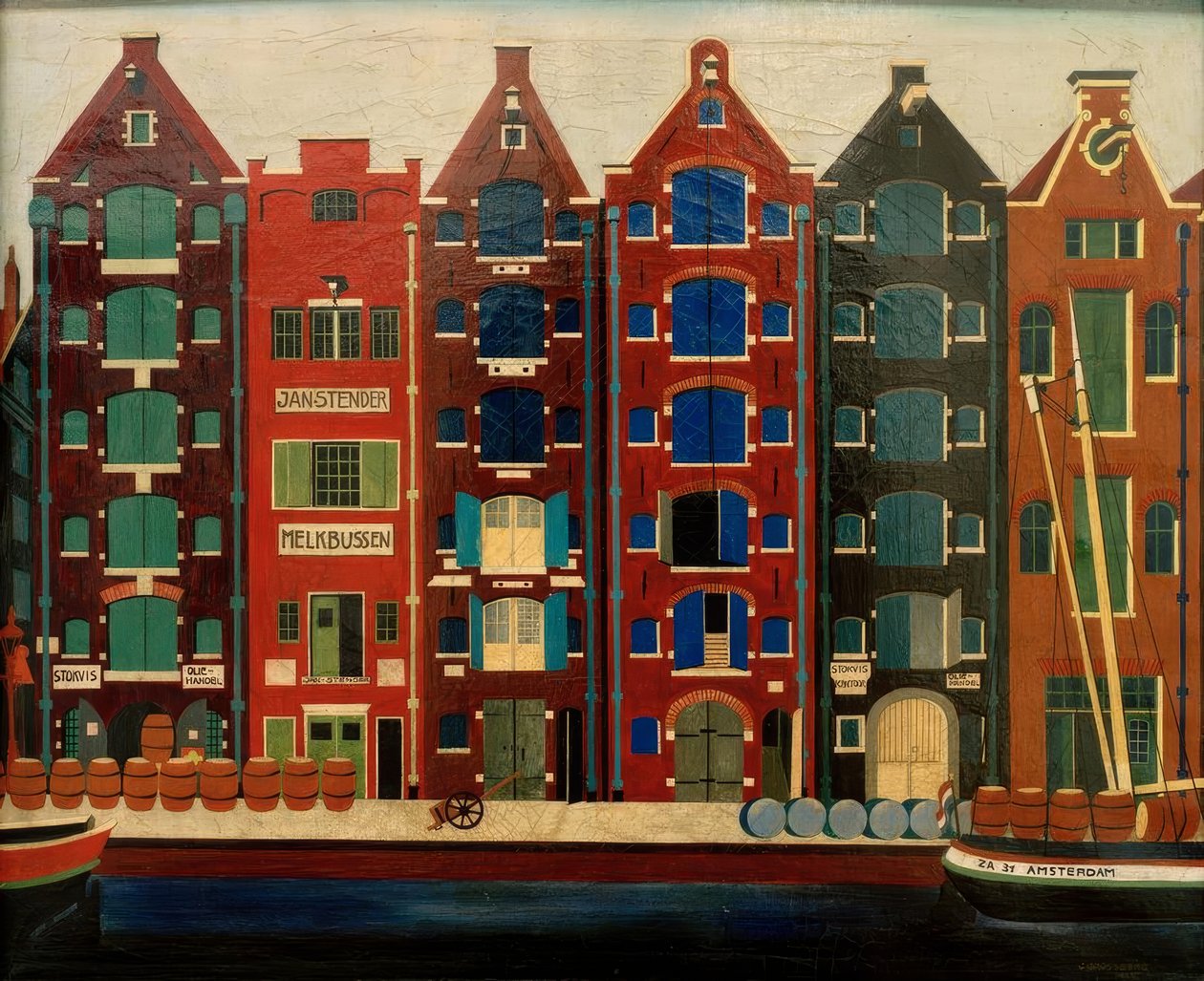 Amsterdam, Brouwersgracht av Carl Grossberg