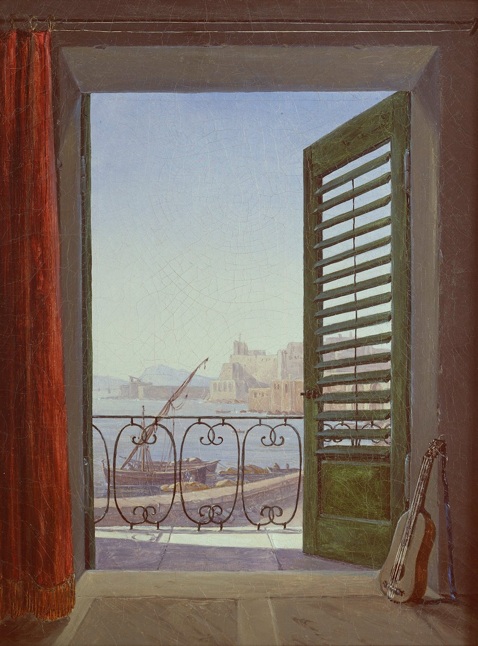 Balkong i Napoli av Carl Gustav Carus