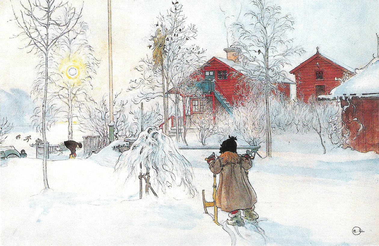 Gården og bryggeriet av Carl Larsson