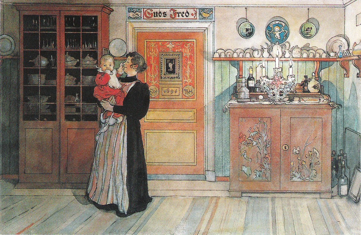 Mellom jul og nyttår av Carl Larsson