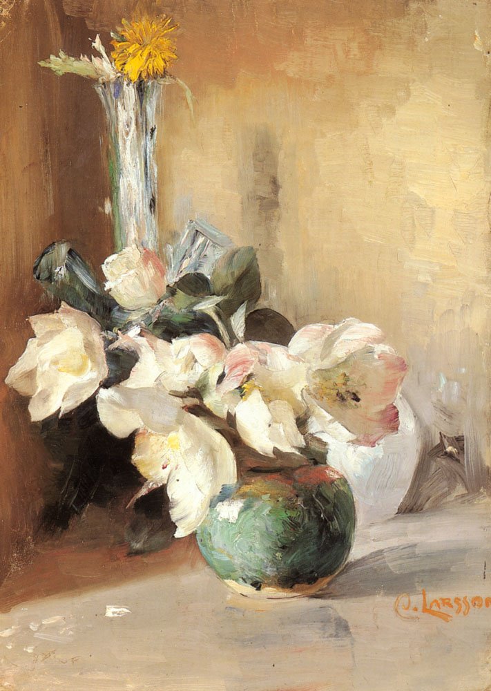 Juleroser av Carl Larsson