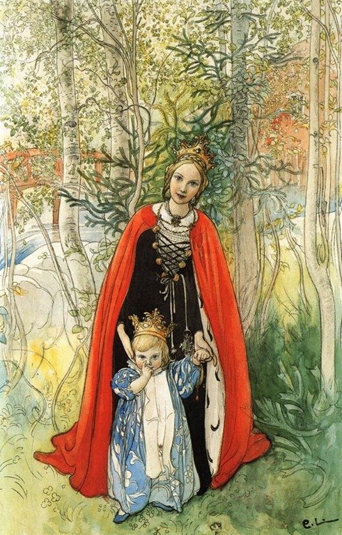 Vårprinsesse av Carl Larsson