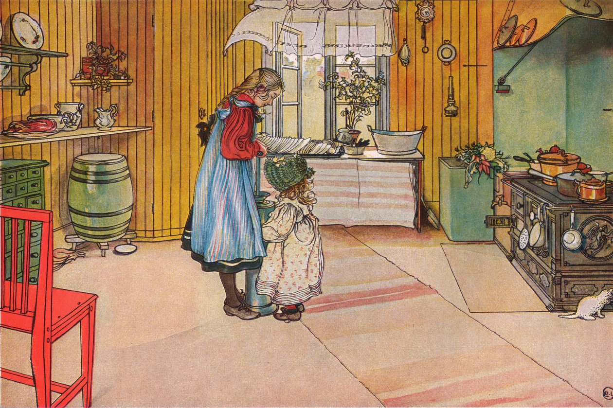 Kjøkkenet av Carl Larsson
