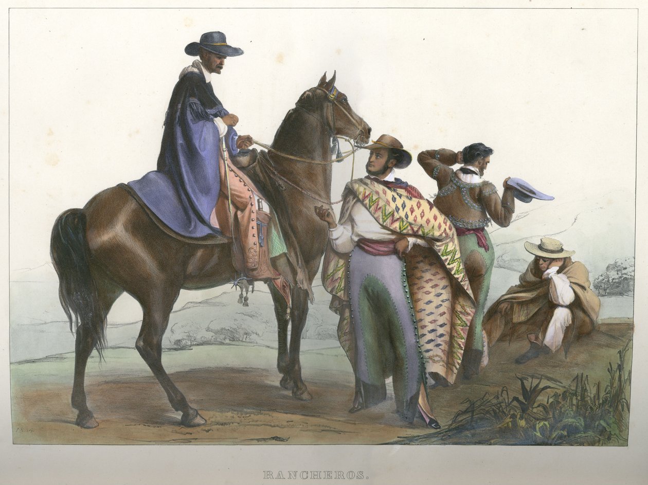 Rancheros av Carl Nebel