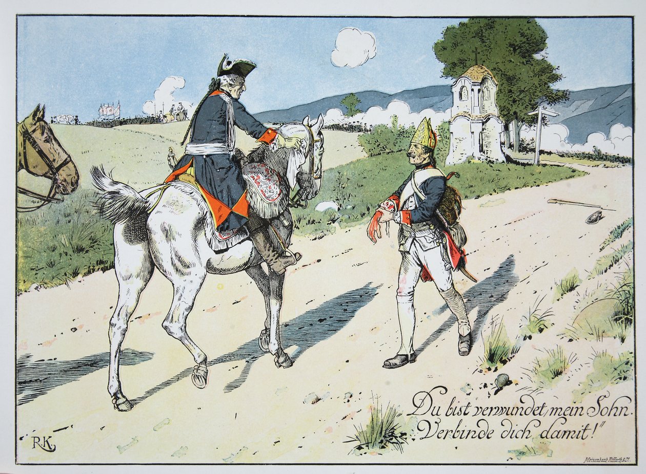 I Burkersdorf, 21. juli 1762 av Carl Röchling