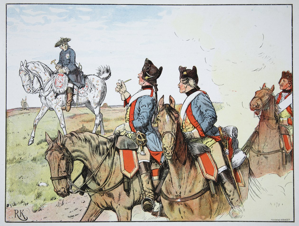 Kongen av dragene hans av Carl Röchling