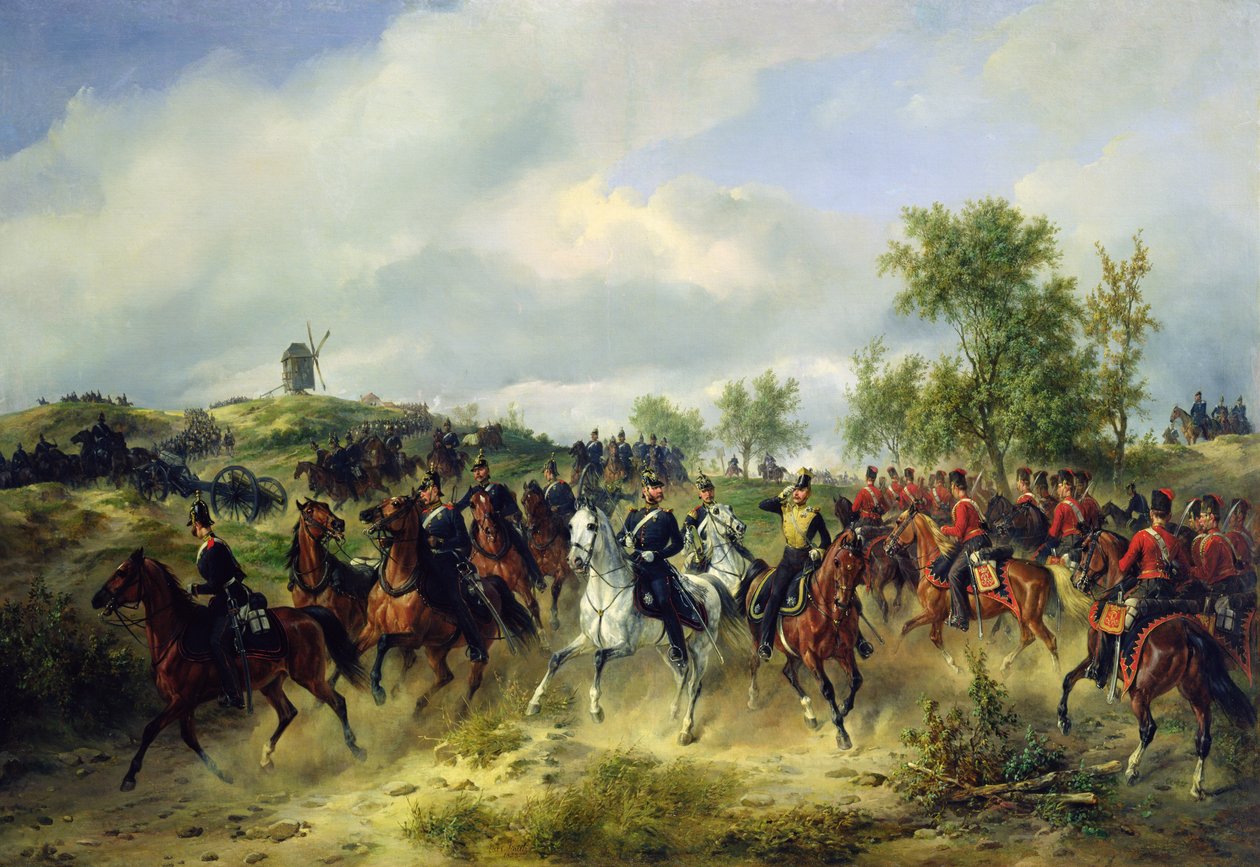 Preussisk kavaleri på ekspedisjon, ca. 19 av Carl Friedrich Schulz
