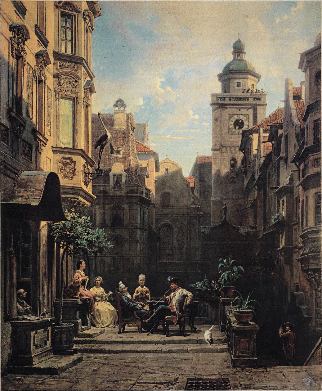 En god sladder av Carl Spitzweg