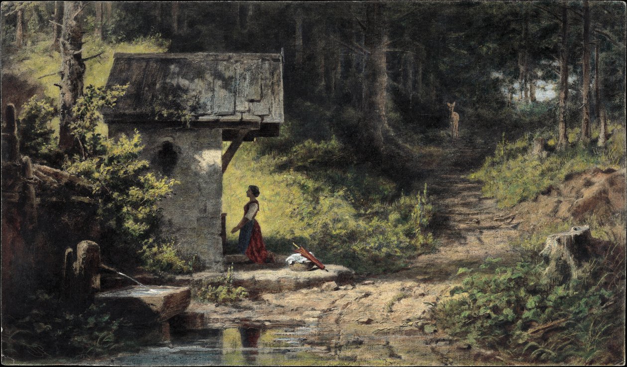 Kapell i skogen av Carl Spitzweg