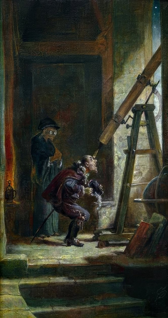Astrologen av Carl Spitzweg