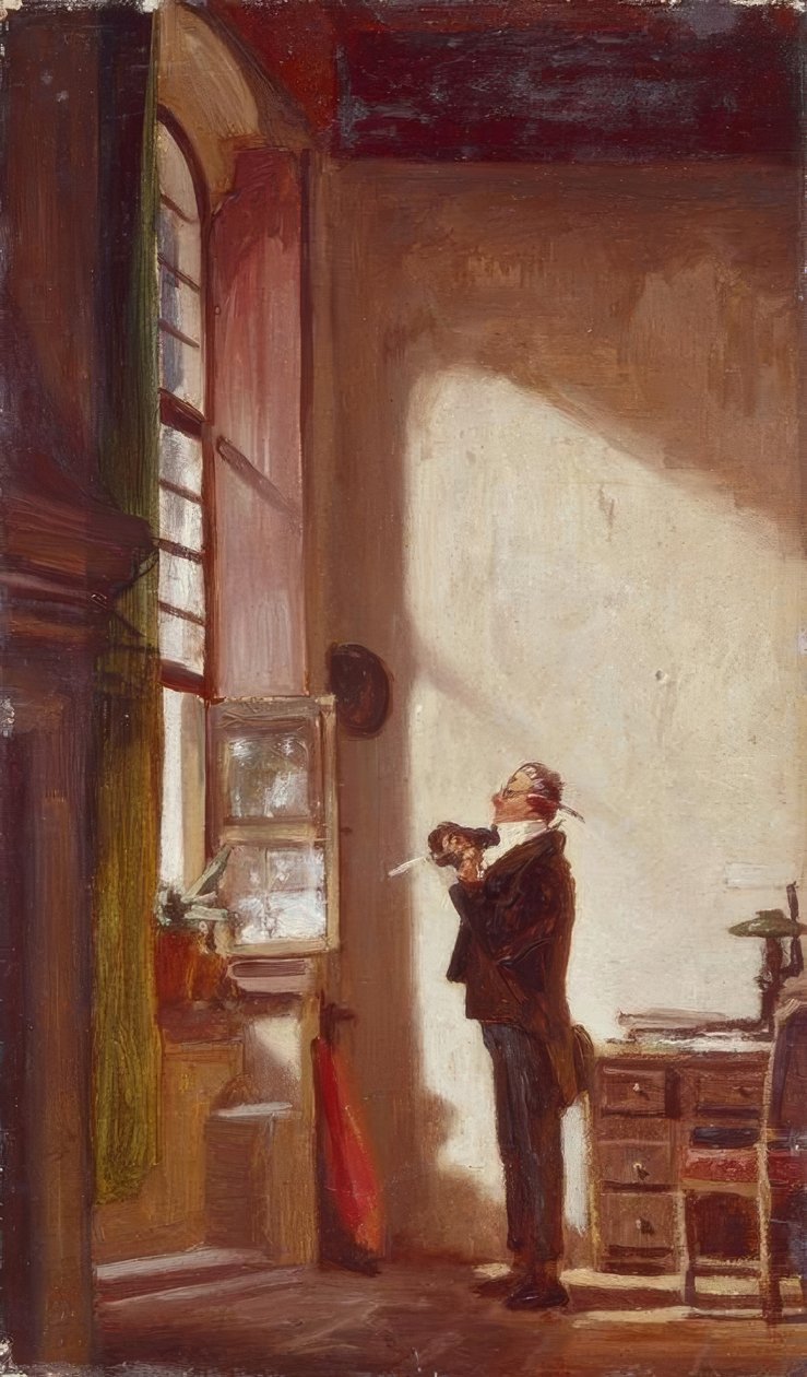 Forfatteren av Carl Spitzweg