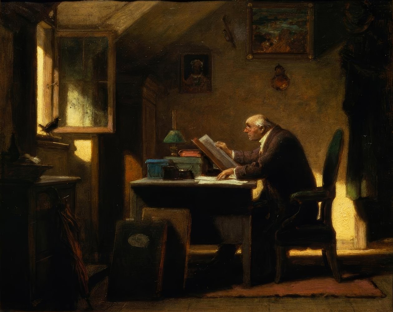Et besøk av Carl Spitzweg