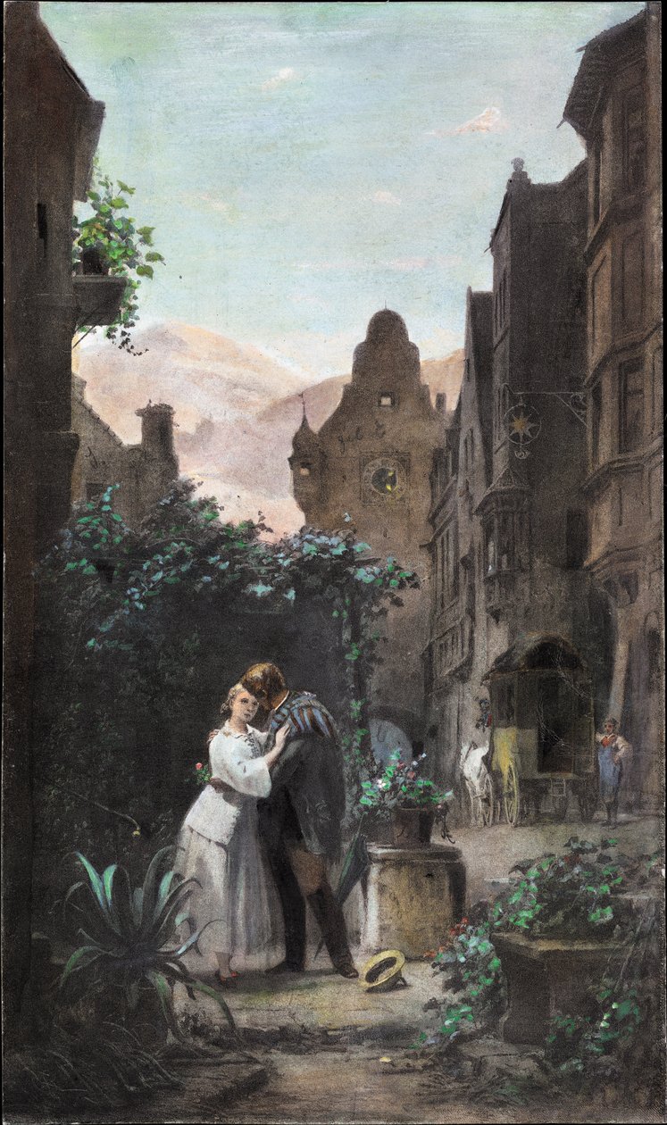 Farvel, 1855 av Carl Spitzweg