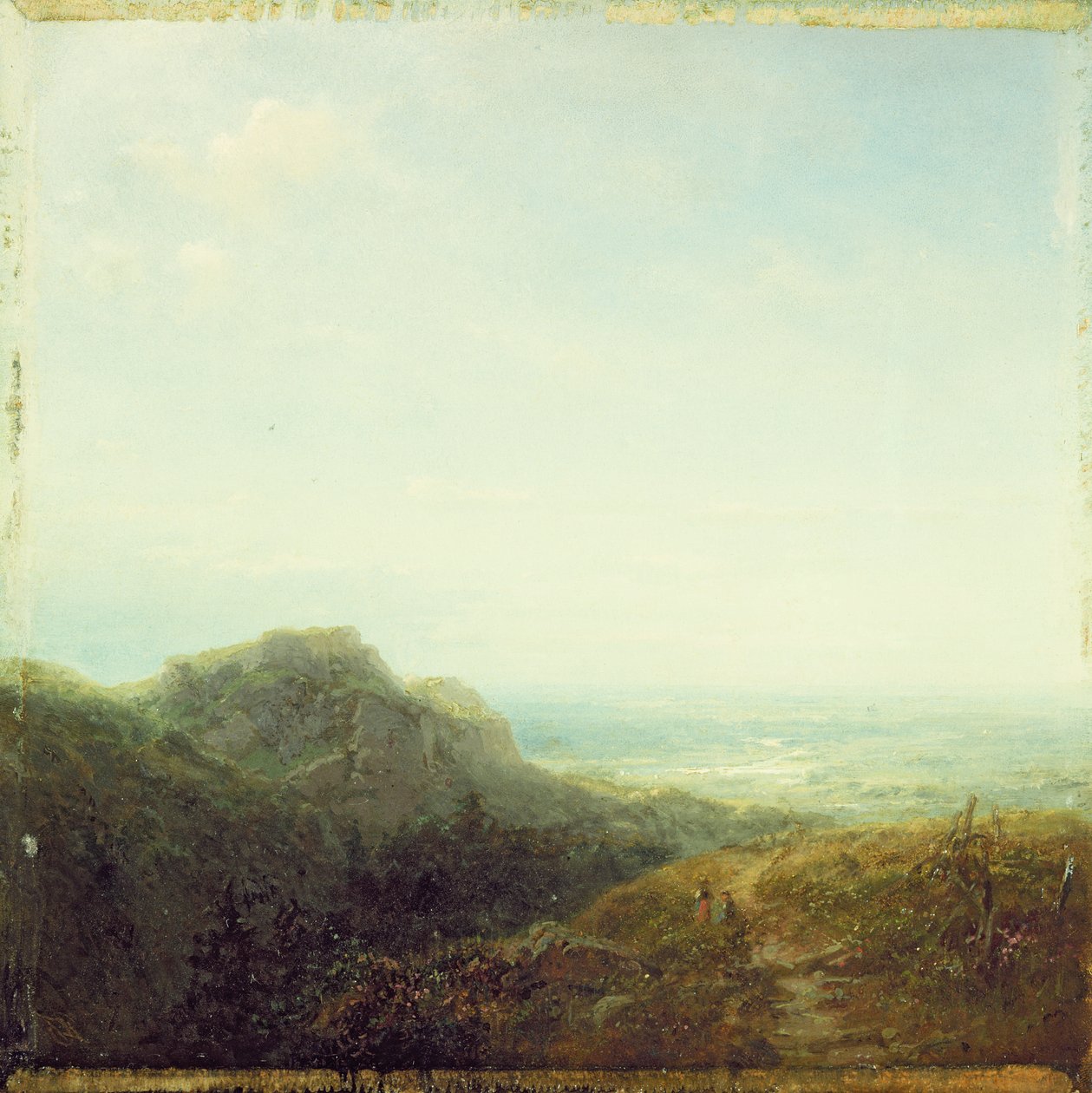 Med utsikt over dalen av Carl Spitzweg
