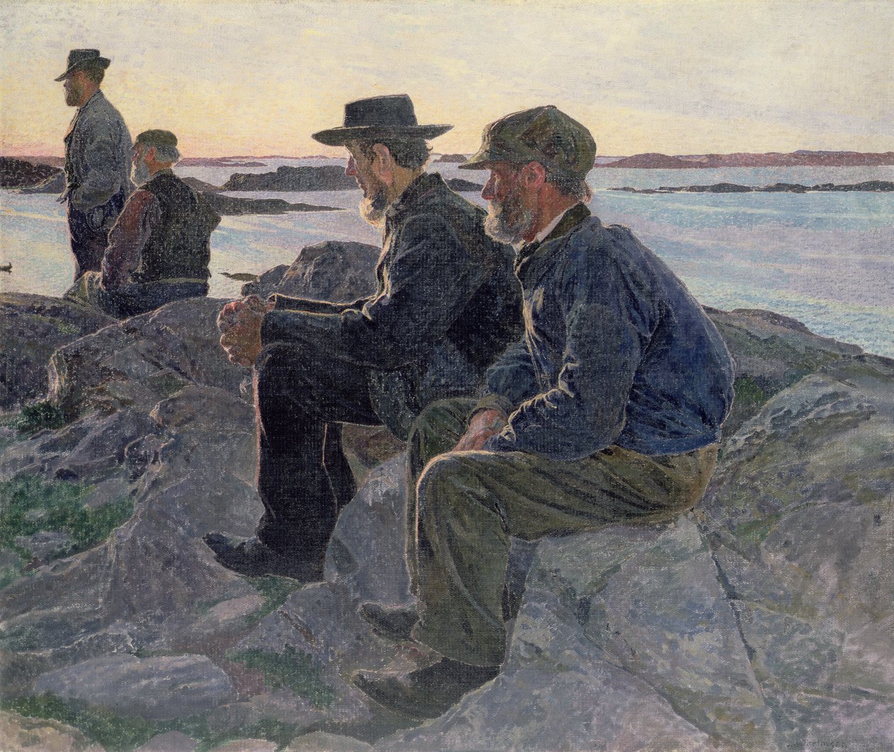 On the Rocks at Fiskebackskil, 1905-6 av Carl Wilhelm Wilhelmson