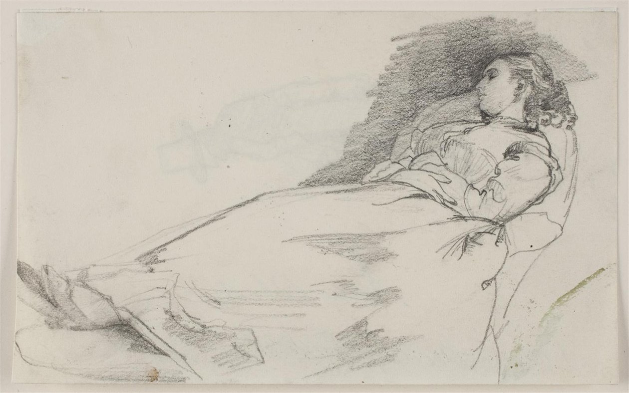 Sovende kvinne (Alma Bloch) av Carl Bloch