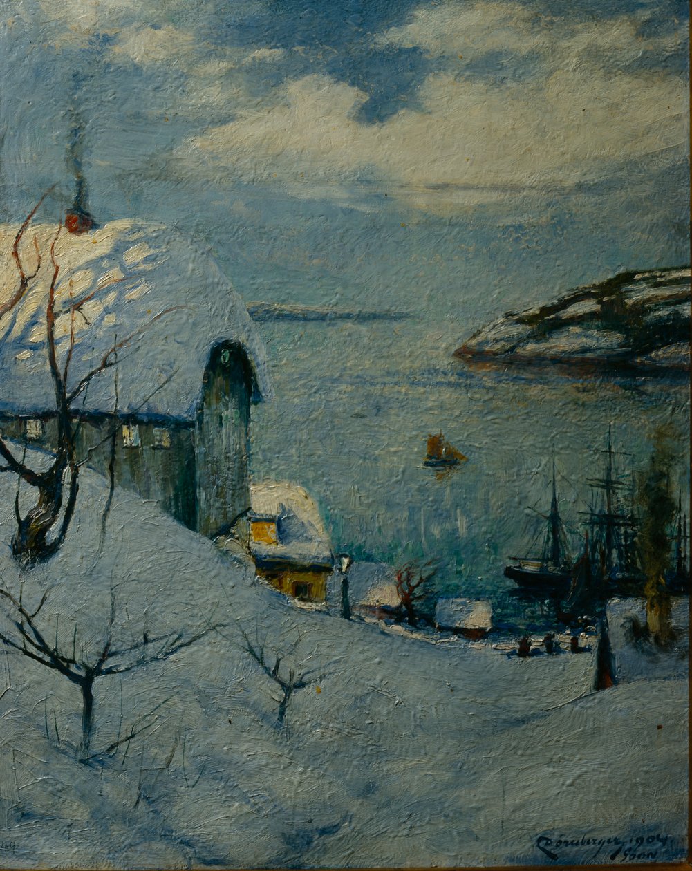 En havn i snart av Carl Doernberger