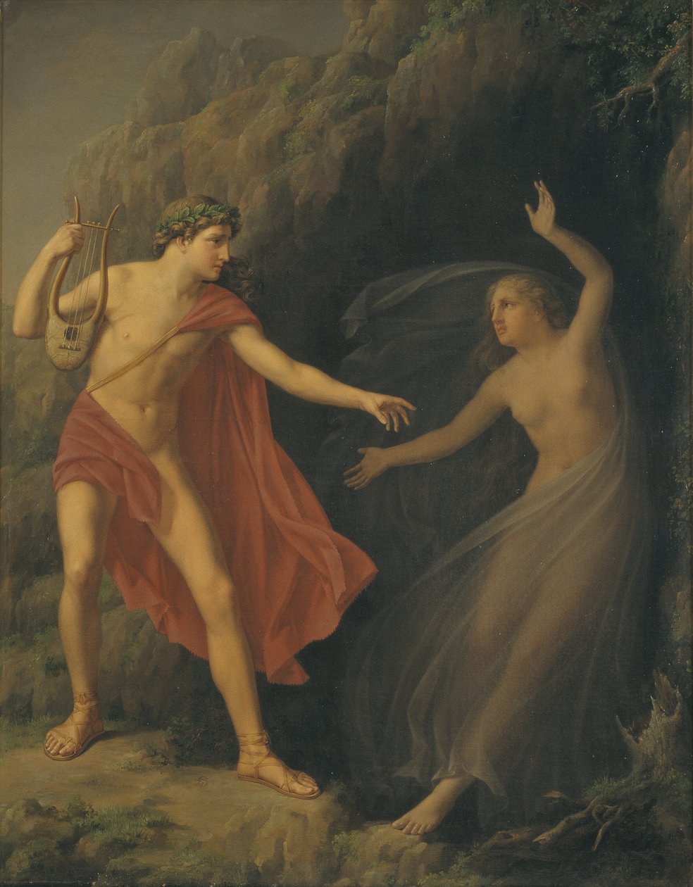 Orfeus og Eurydike av Carl Goos