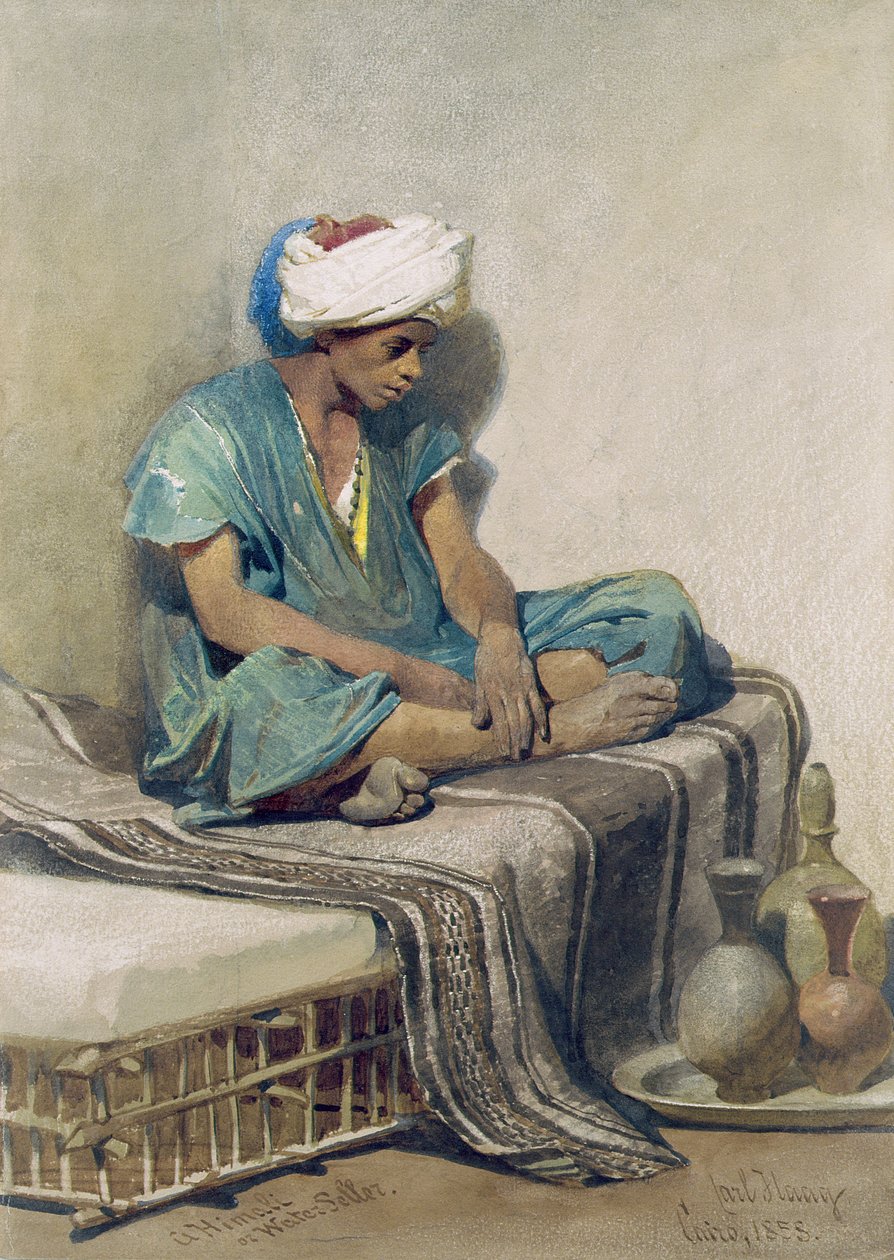 En Himali- eller vannselger, 1855 av Carl Haag