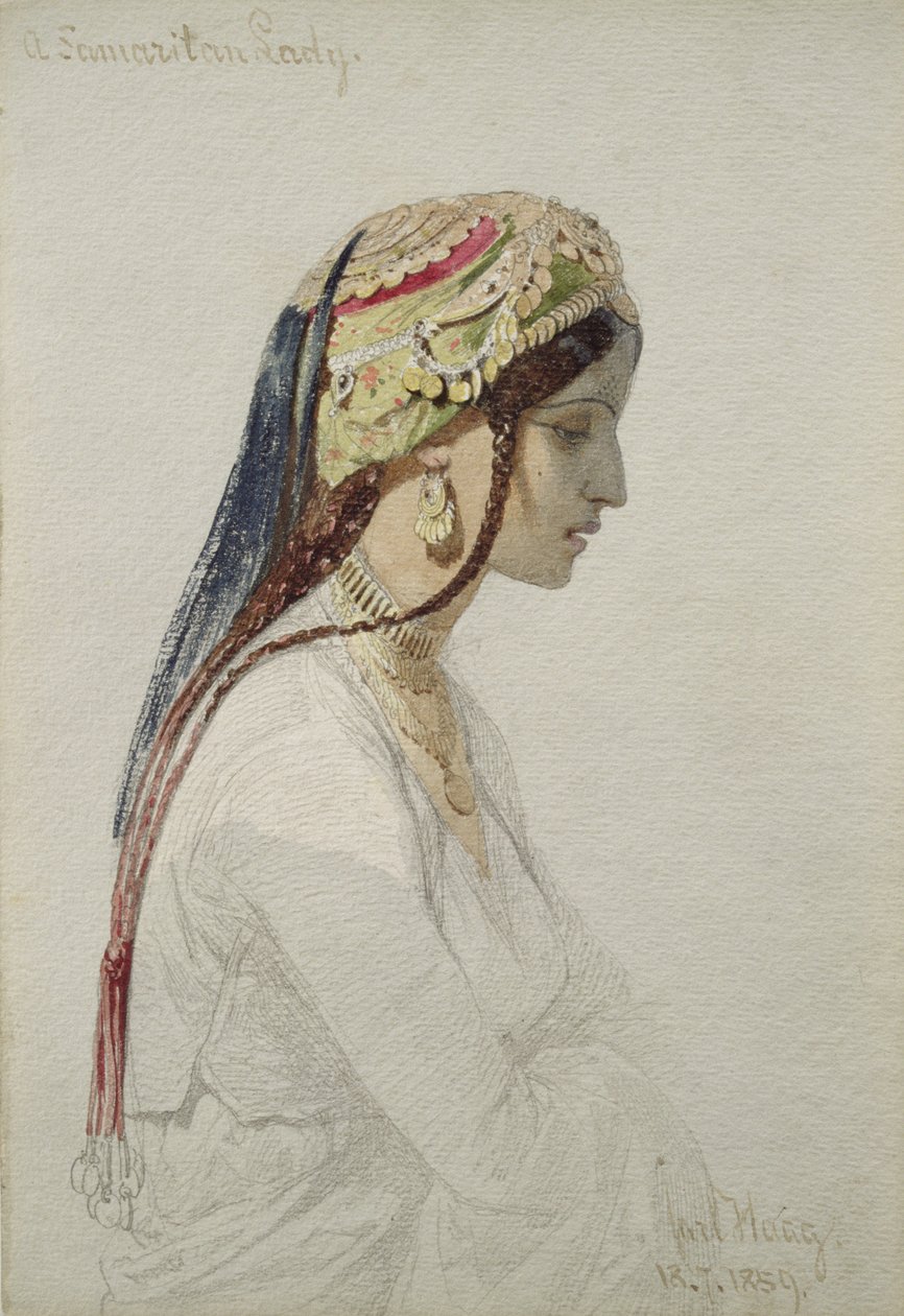 En samaritansk dame, 1859 av Carl Haag