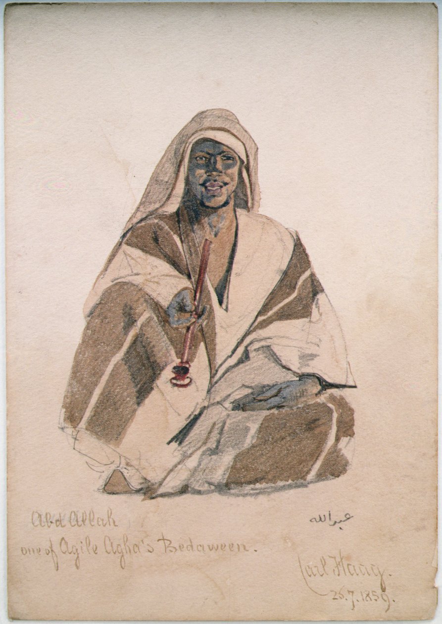 Abd Allah, en av Agile Aghas beduiner av Carl Haag