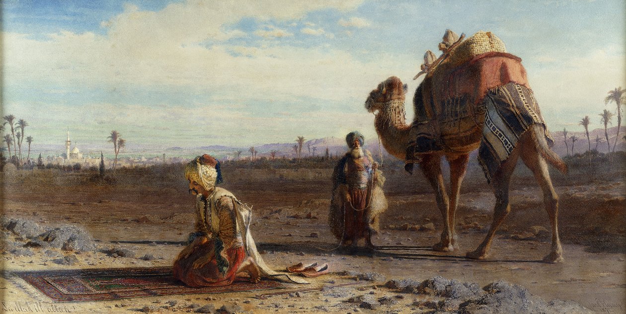 Det er ingen Gud uten Gud, 1875 av Carl Haag