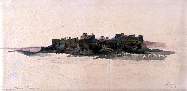 Solens tempel i Palmyra av Carl Haag