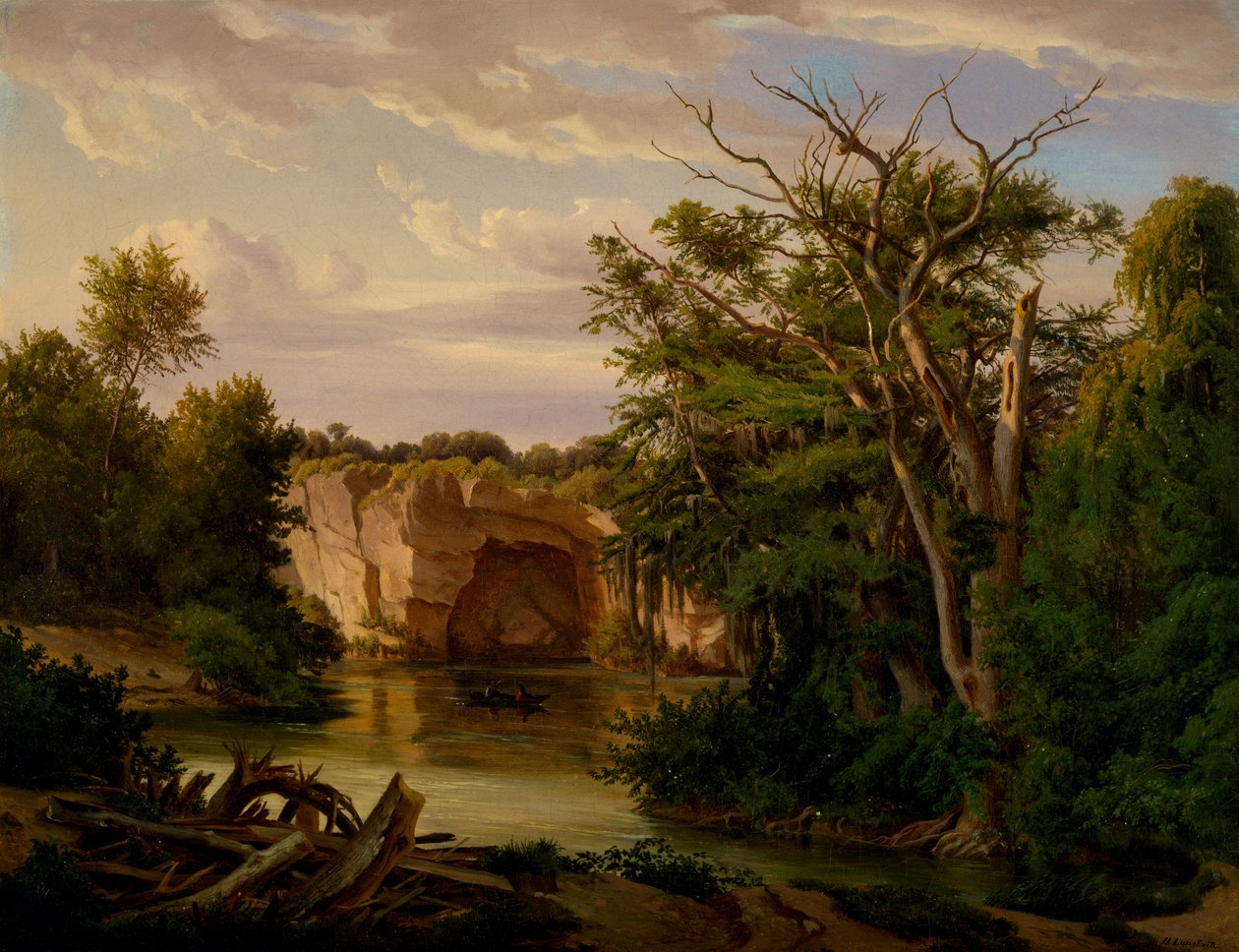 Hill Country Landscape, 1862 av Carl Hermann Frederick Lungkwitz