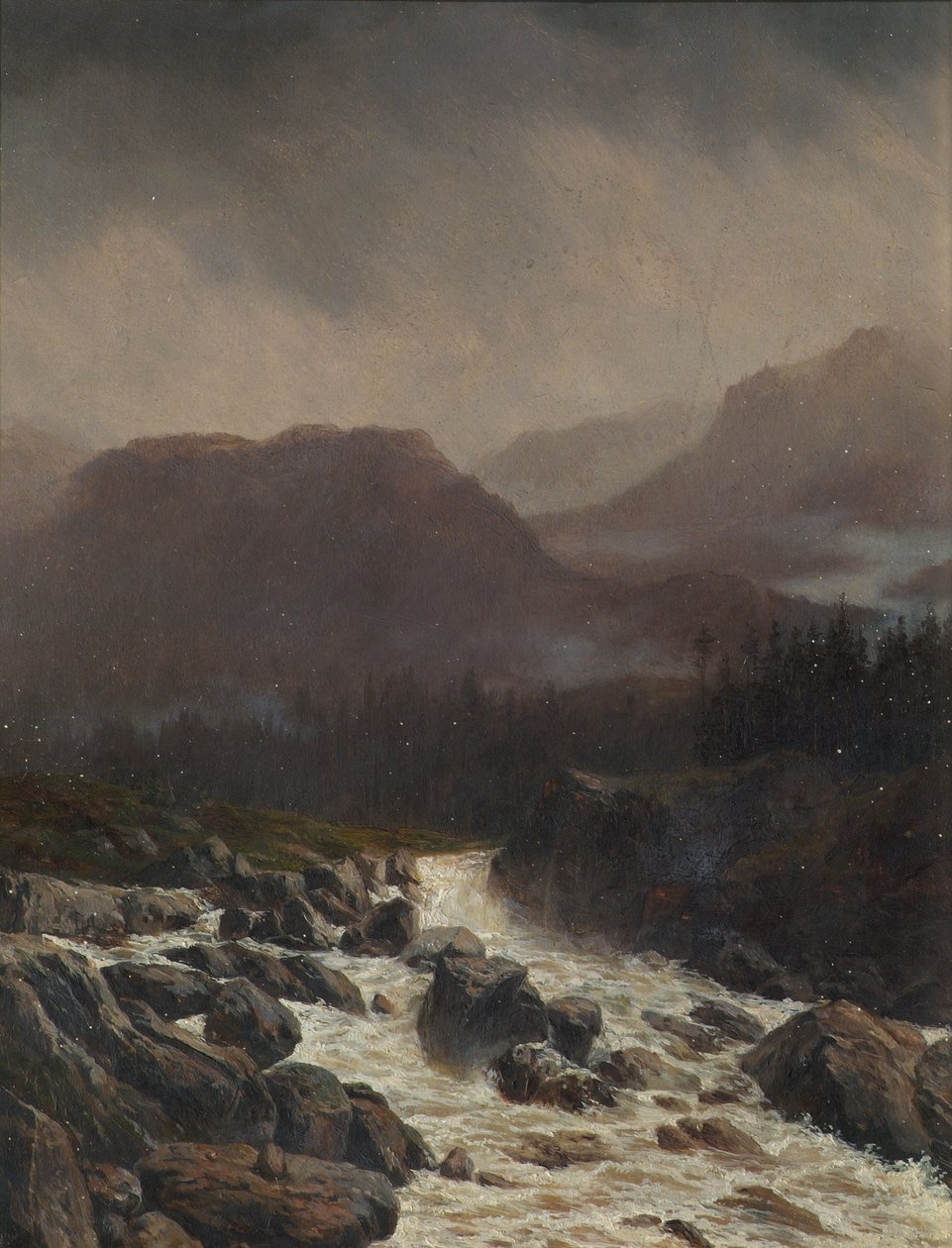 regnlandskap av Carl Höflmayr