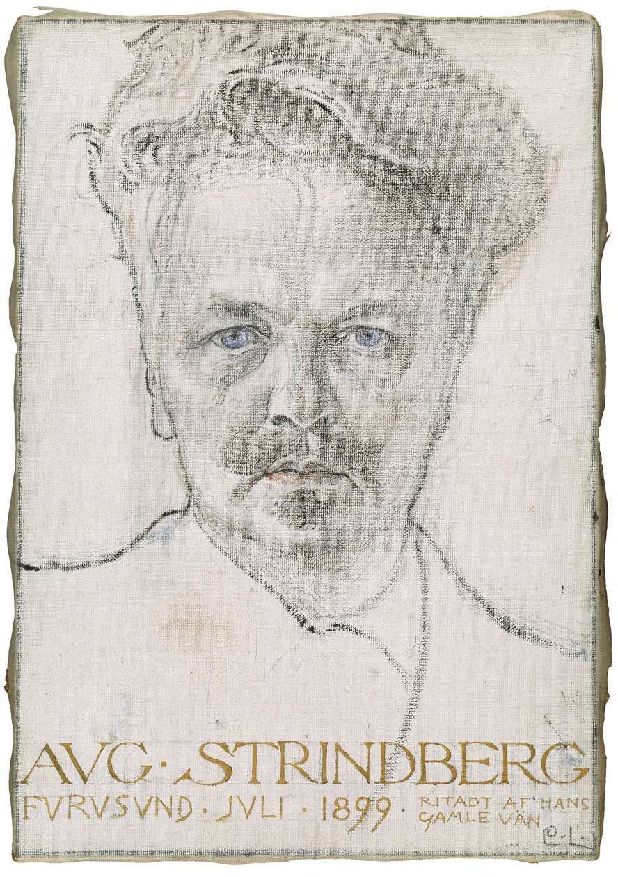 August Strindberg, 1899 av Carl Larsson