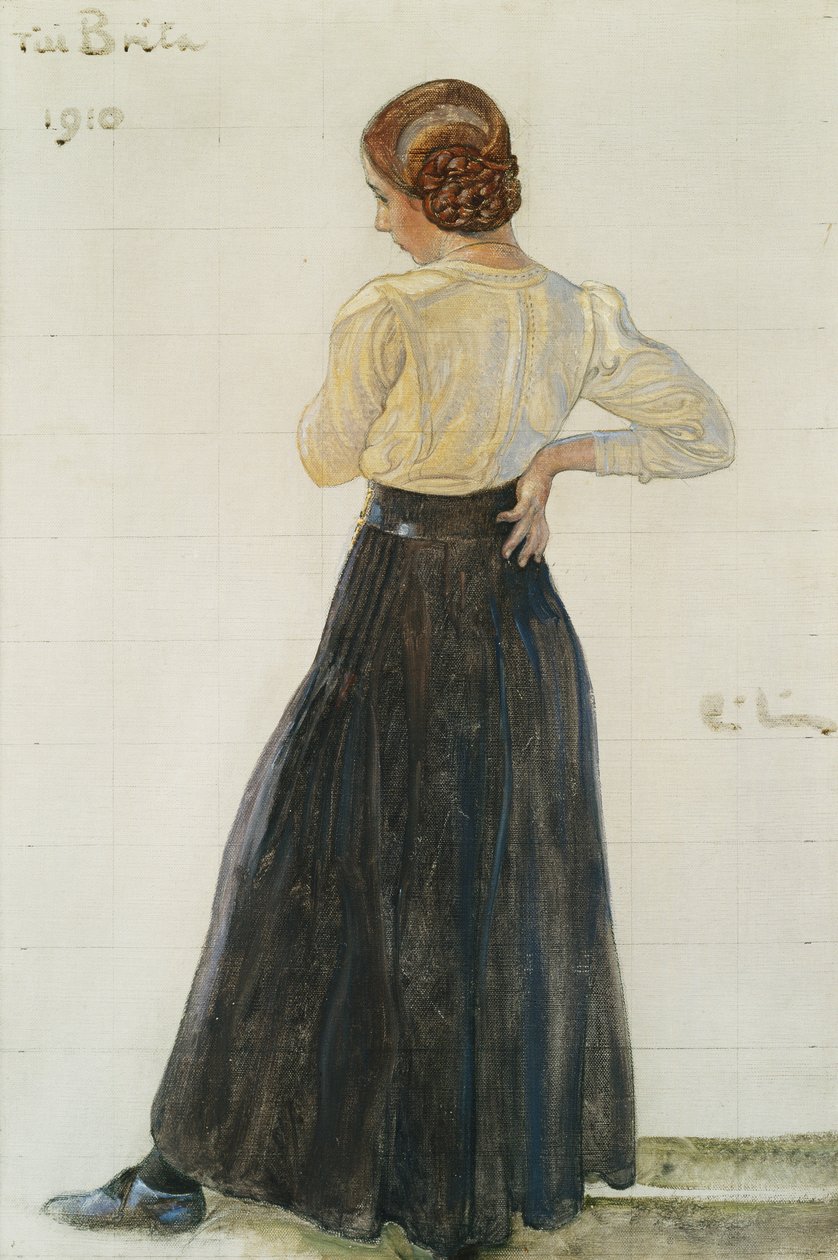 Brita, 1910 av Carl Larsson