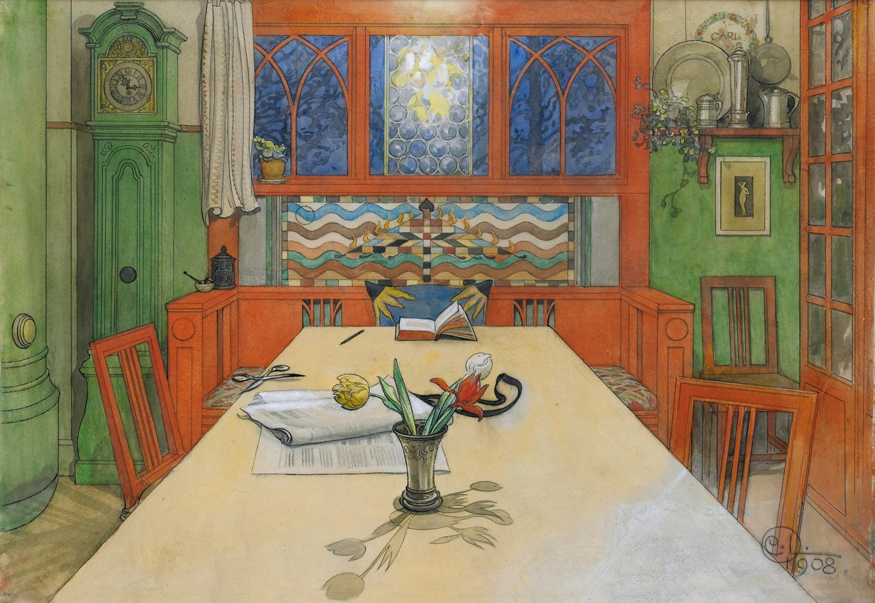 Dagen er over, god natt! 1908 av Carl Larsson