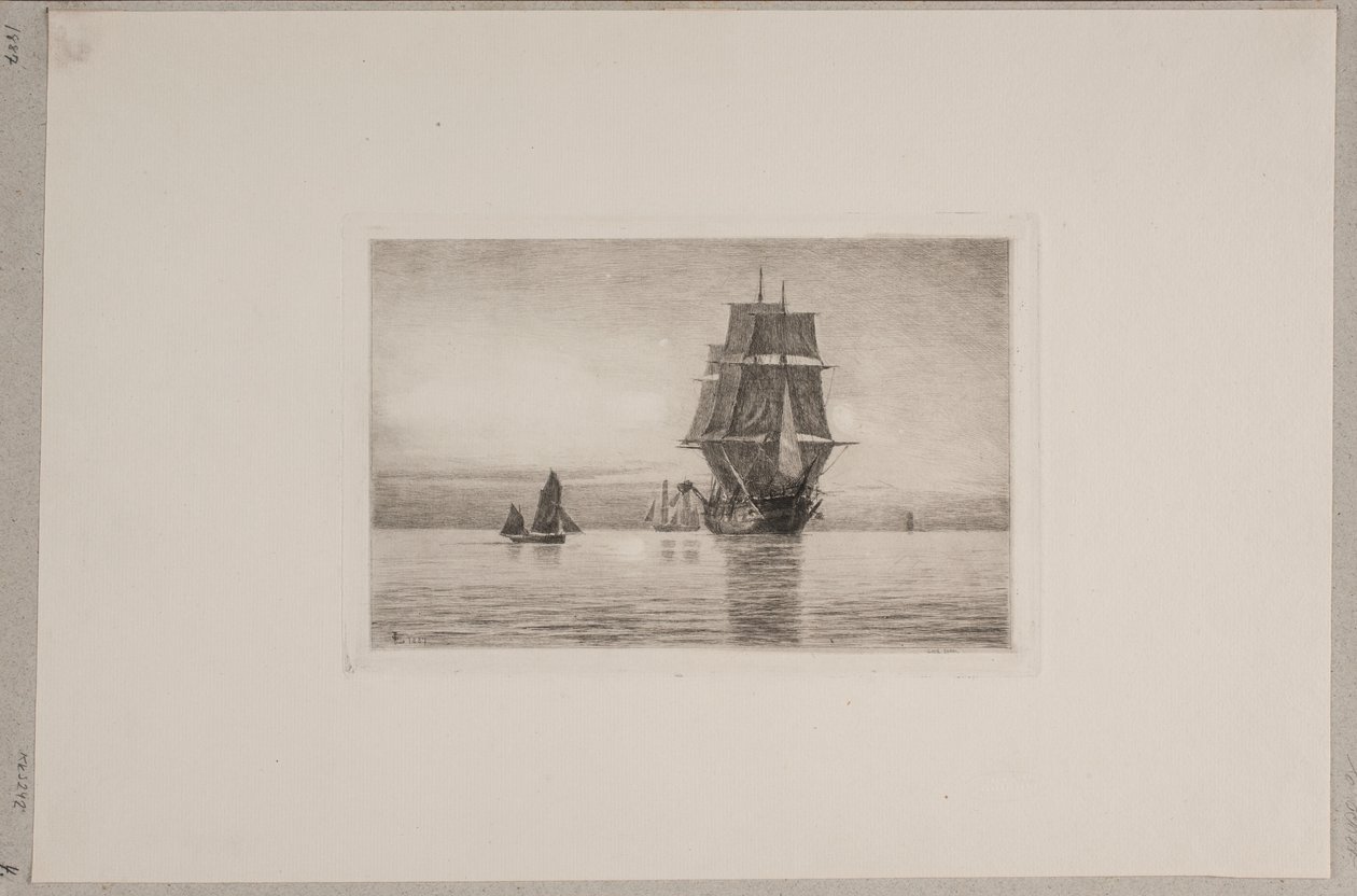 Stille kveld i Nordsjøen av Carl Locher