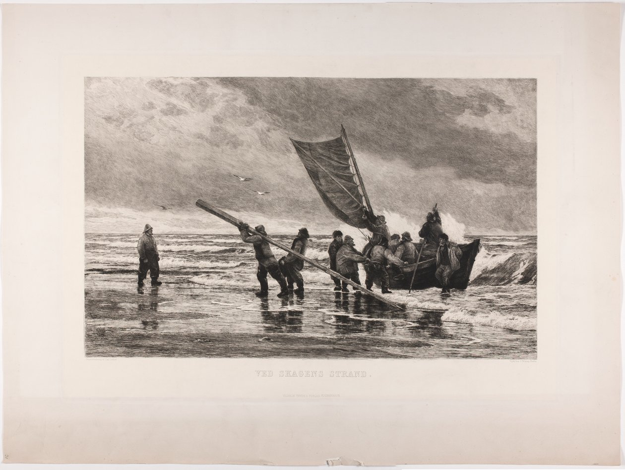 Ved Skagens strand av Carl Locher