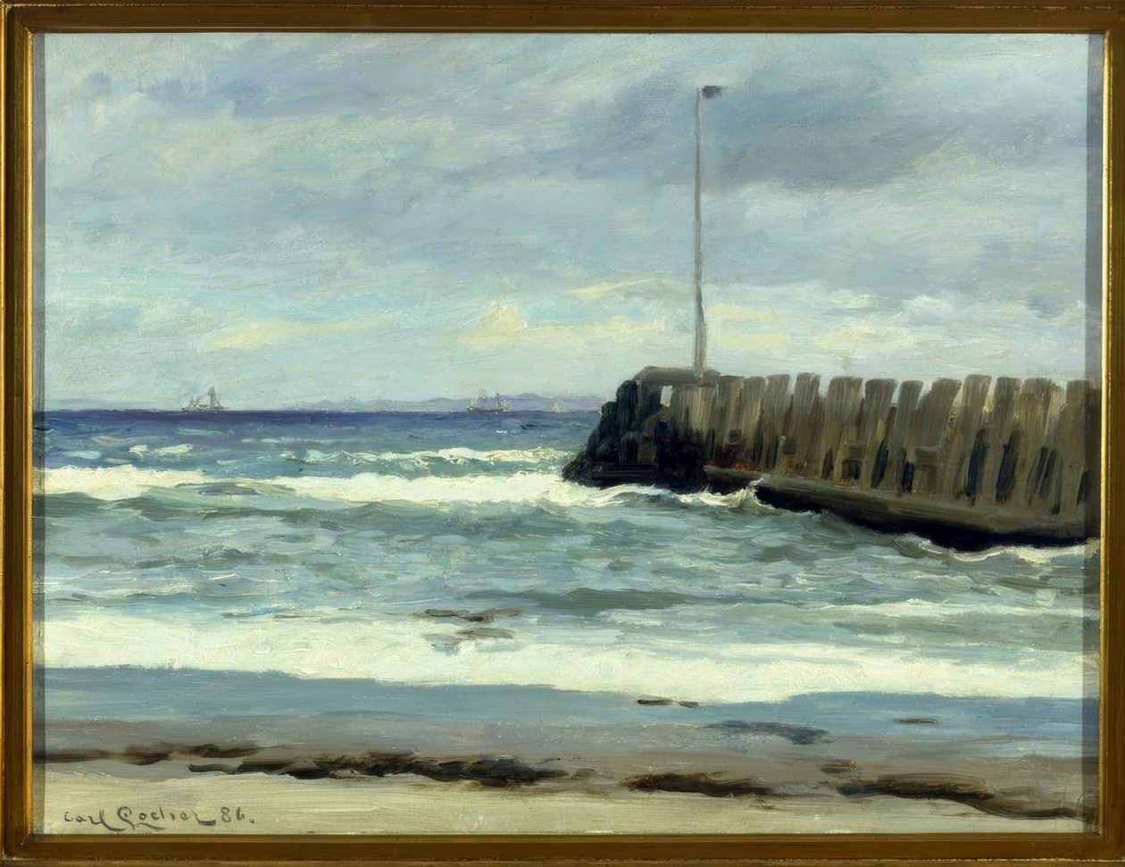 På stranden av Carl Ludvig Locher