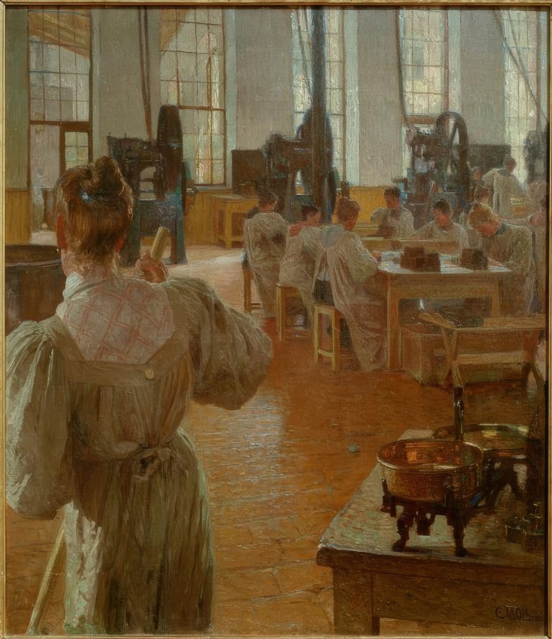 I kaffeagentfabrikken av Carl Moll