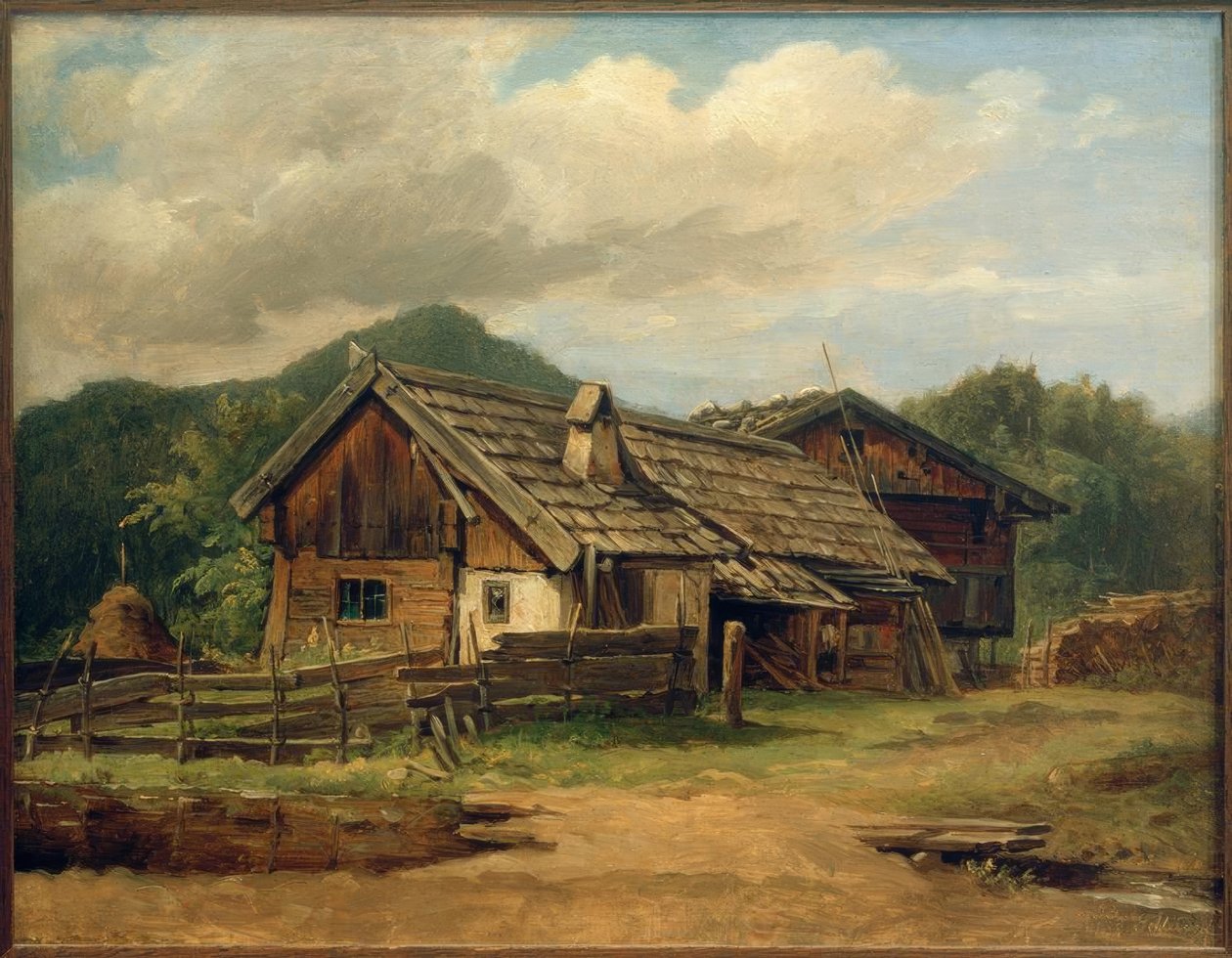 C.Morgenstern, våningshus i Schlehdorf av Carl Morgenstern