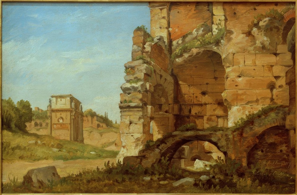 C. Morgenstern, Colosseum i Roma av Carl Morgenstern
