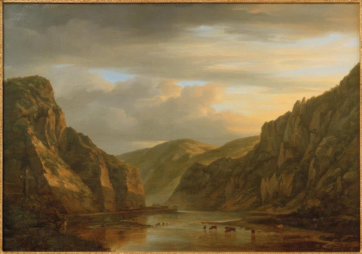 C.Morgenstern, Stegfels i Nahe-dalen av Carl Morgenstern
