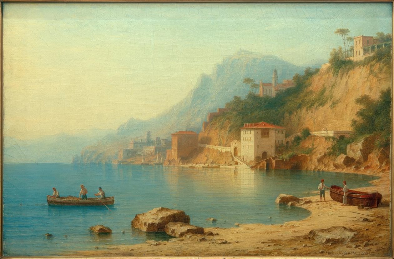 C. Morgenstern, The Bay of Villafranca av Carl Morgenstern