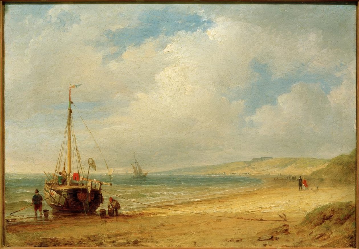 Carl Morgenstern, kystlandskap ved Scheveningen av Carl Morgenstern