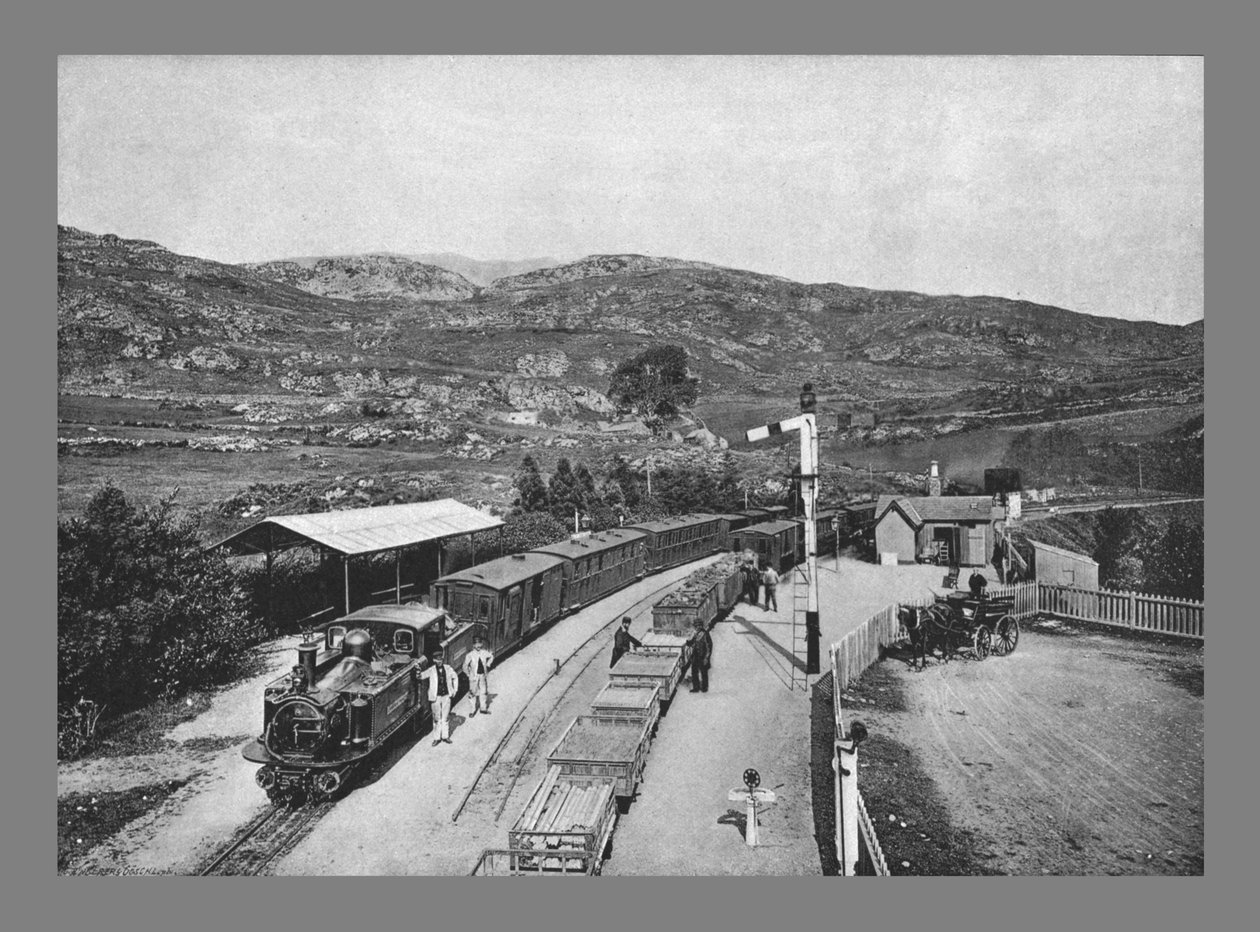 Ffestiniog Railway: Tan-Y-Bwlch Station, c1900 av Carl Norman