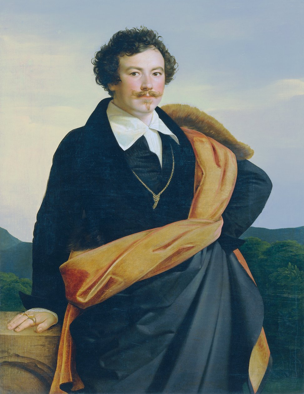 selvportrett av Carl Peter Goebel d. Ä.