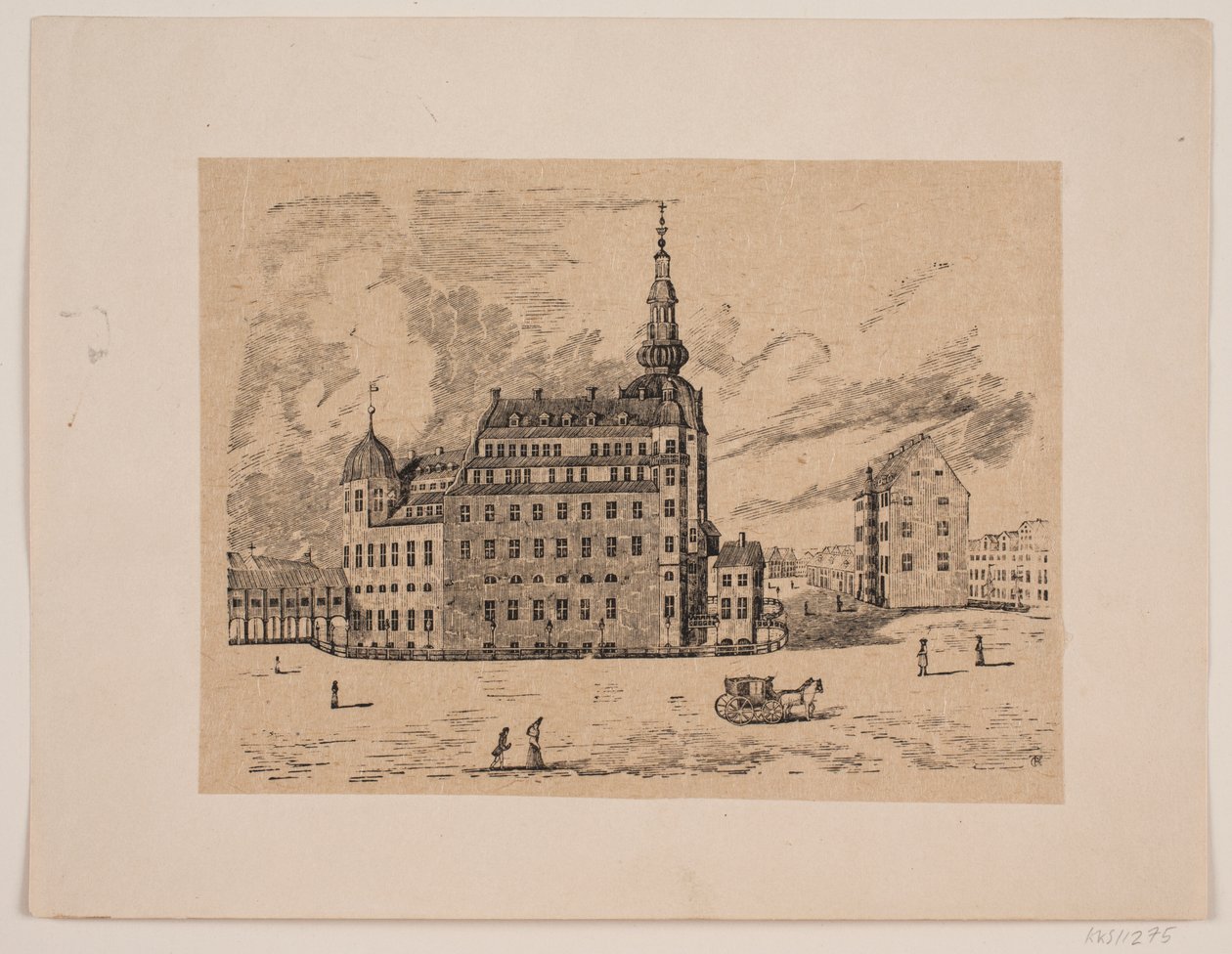 København slott av Carl Peter Theodor Rothweiler