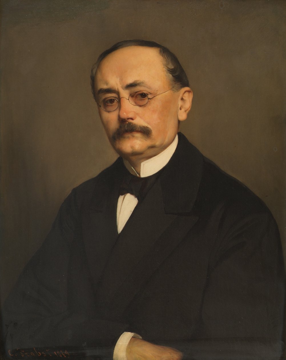 Ministeren Leopold Ritter Hasner von Artha av Carl Probst