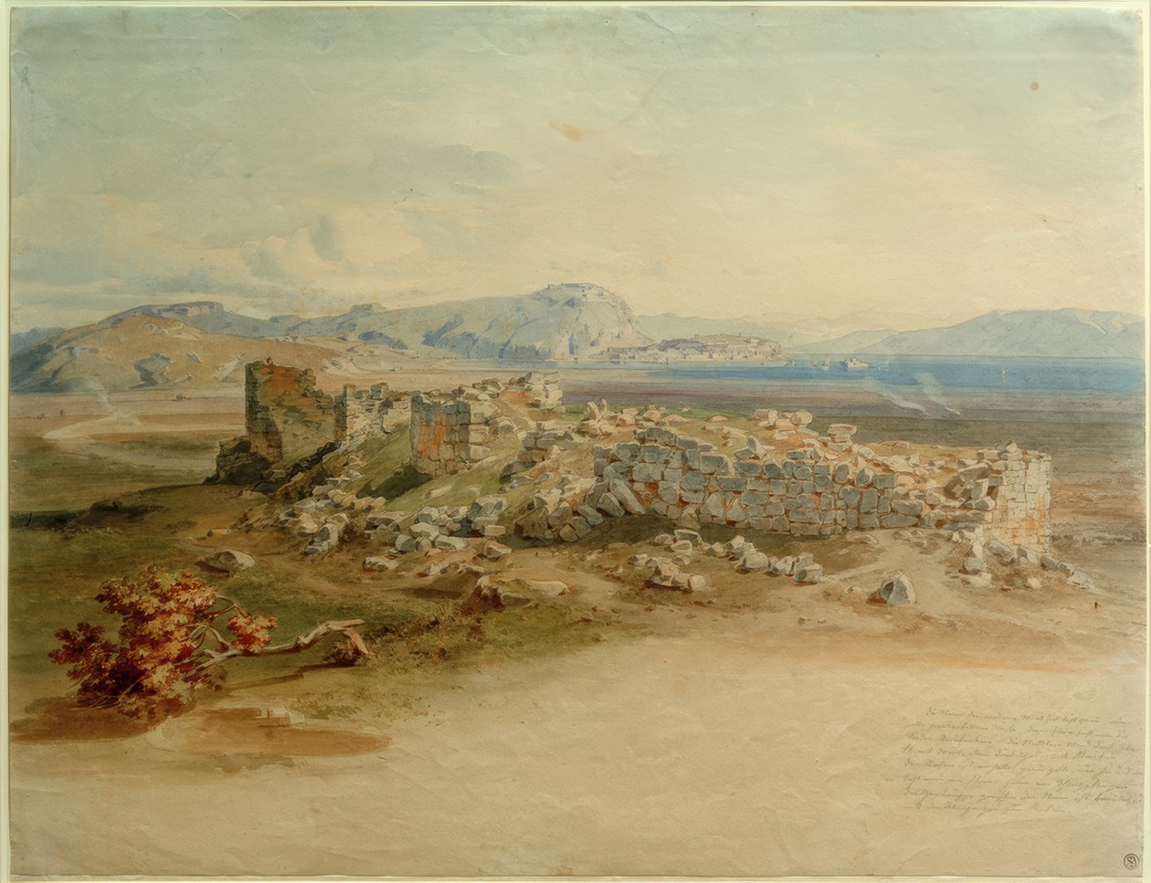 Tiryns av Carl Rottmann