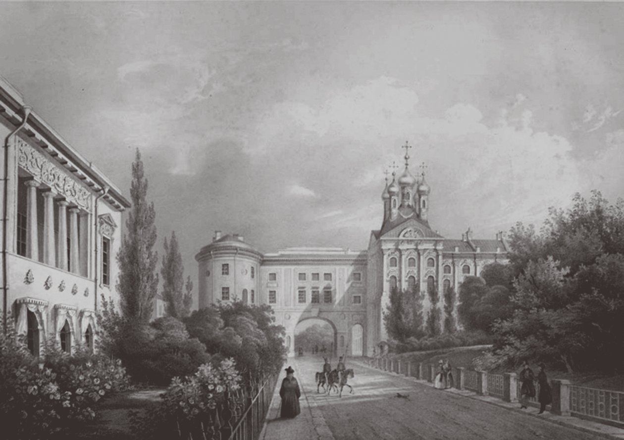 Imperial Lyceum i Tsarskoye Selo, 1850-tallet av Carl Schulz
